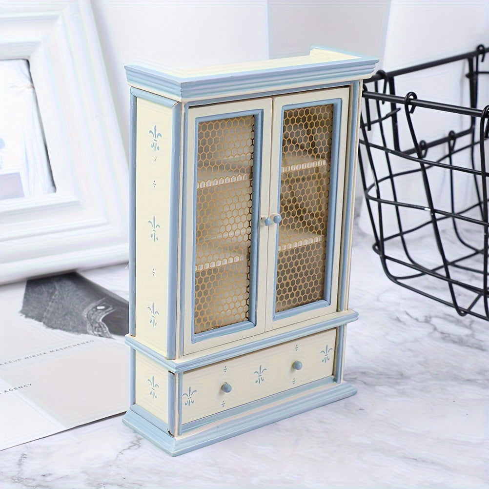 1/12 Dollhouse Cupboards Display Cabinet Mini Furniture Home Decor DIY Toy