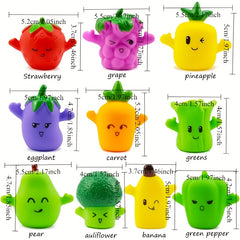 5pcs Finger Puppet Toy Set Hand Puppet Toys for Christmas and Birthday