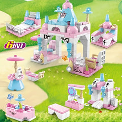 Enlightenment Small Manual Assembly Building Blocks Toy Castle Model
