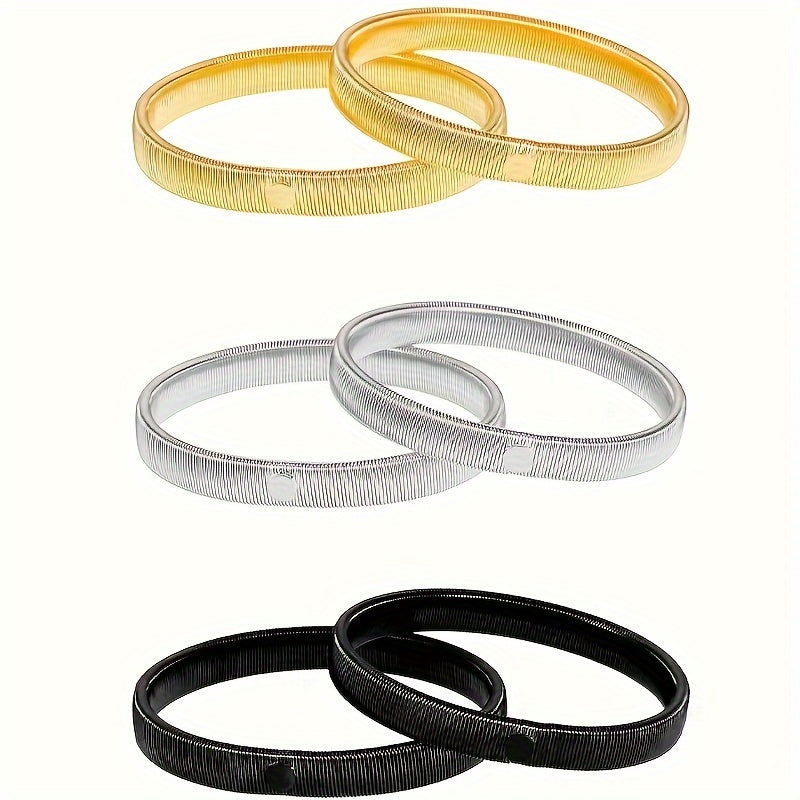 6pcs Shirt Sleeve Holders Anti Slip Sleeve Garters