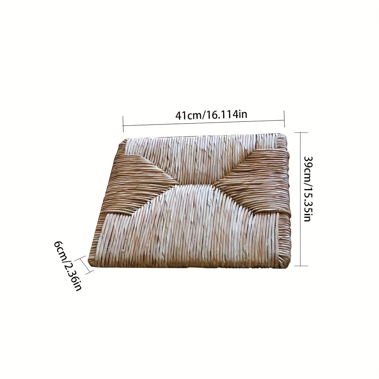 Eco Upholstered Knitted Lawn Seat Cushion Hand Woven Floor Pillow Chair Outdoor