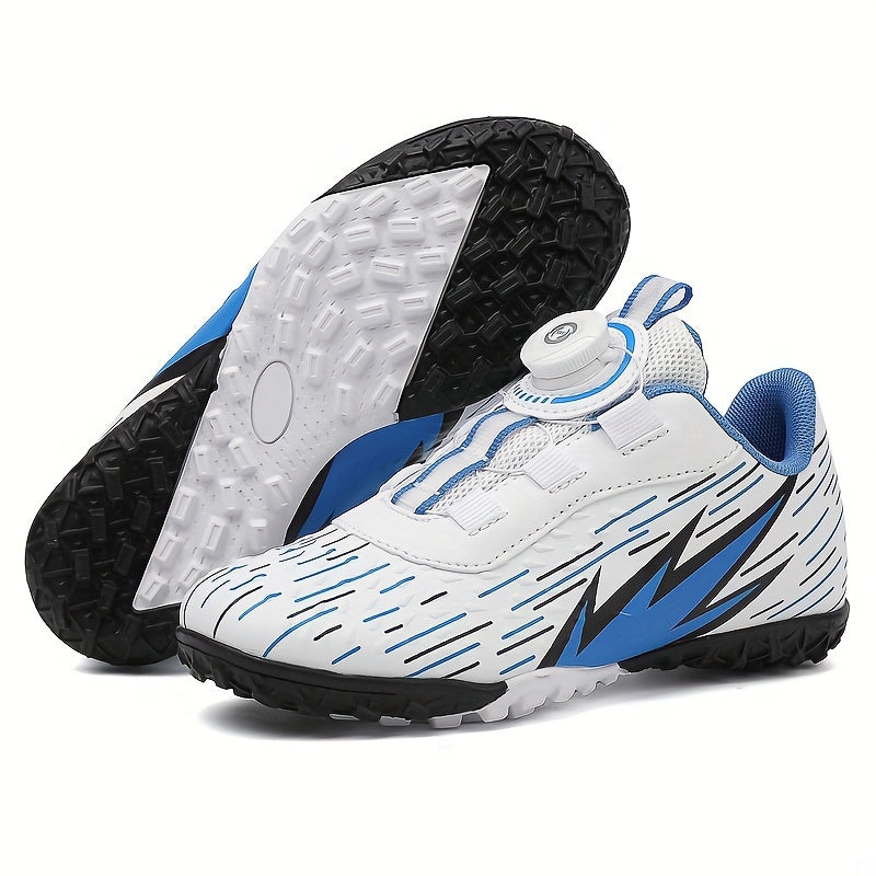 Boy's Turf Football Boots Rotating Buckle TF Soccer Cleats
