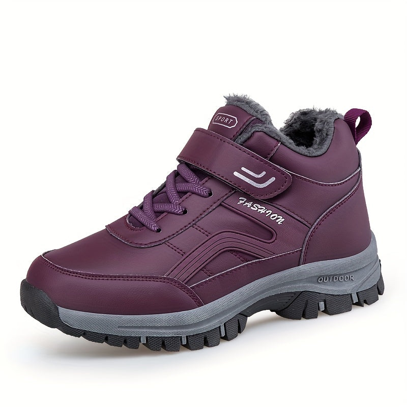 Women's Warm Hiking Boots Non Slip Outdoor Snow Boots