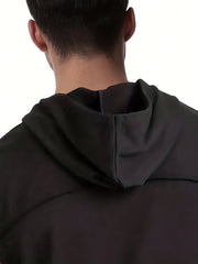 Men's Sleeveless Hoodie Tank Top for Outdoor Workout