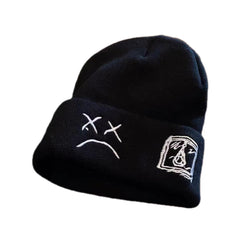 Men's Casual Knit Sports Warm Embroidered Beanie
