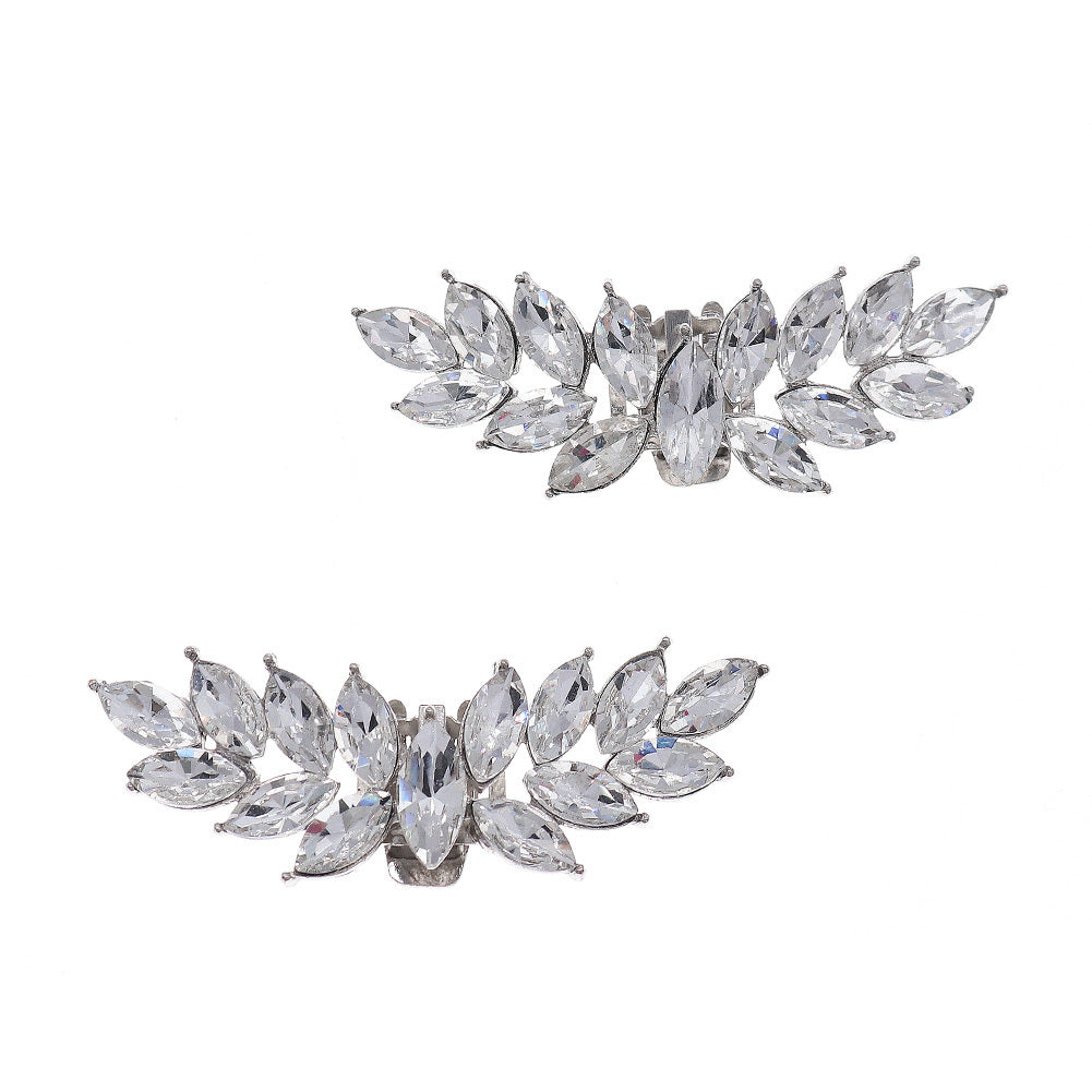Crystal Shoe Buckles Rhinestone Shoe Clips DIY Shoe Decoration