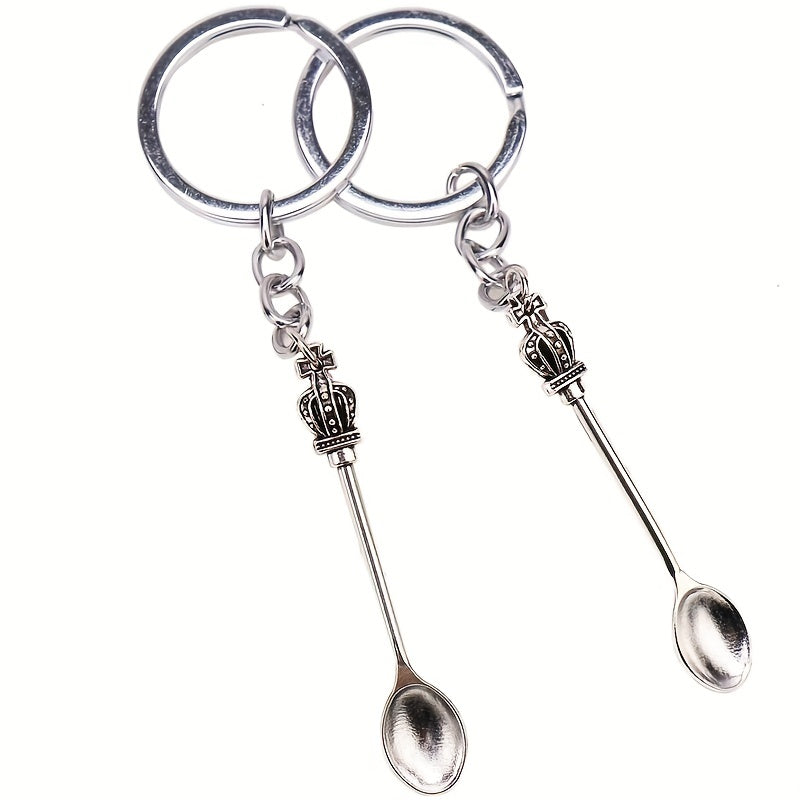 Crown Mini Tea Spoon Royal Alice Nose Keychain