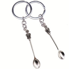 Crown Mini Tea Spoon Royal Alice Nose Keychain