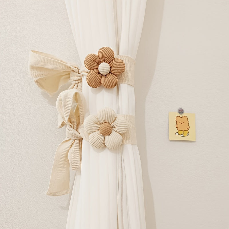 Lovely Flower Children's Room Curtain Binding Decoration