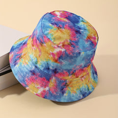 Mens Tie Dye Print Bucket Hat