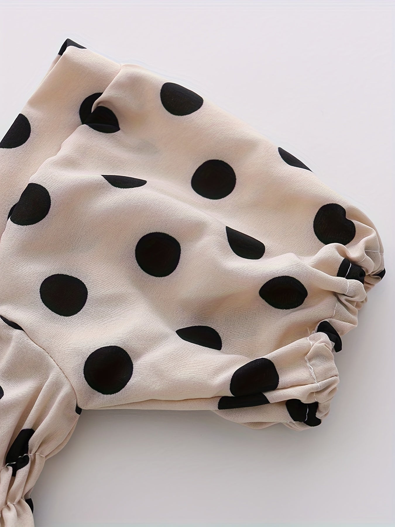 Toddler Girls Polka Dot Princess Dress For Party Beach Vacation