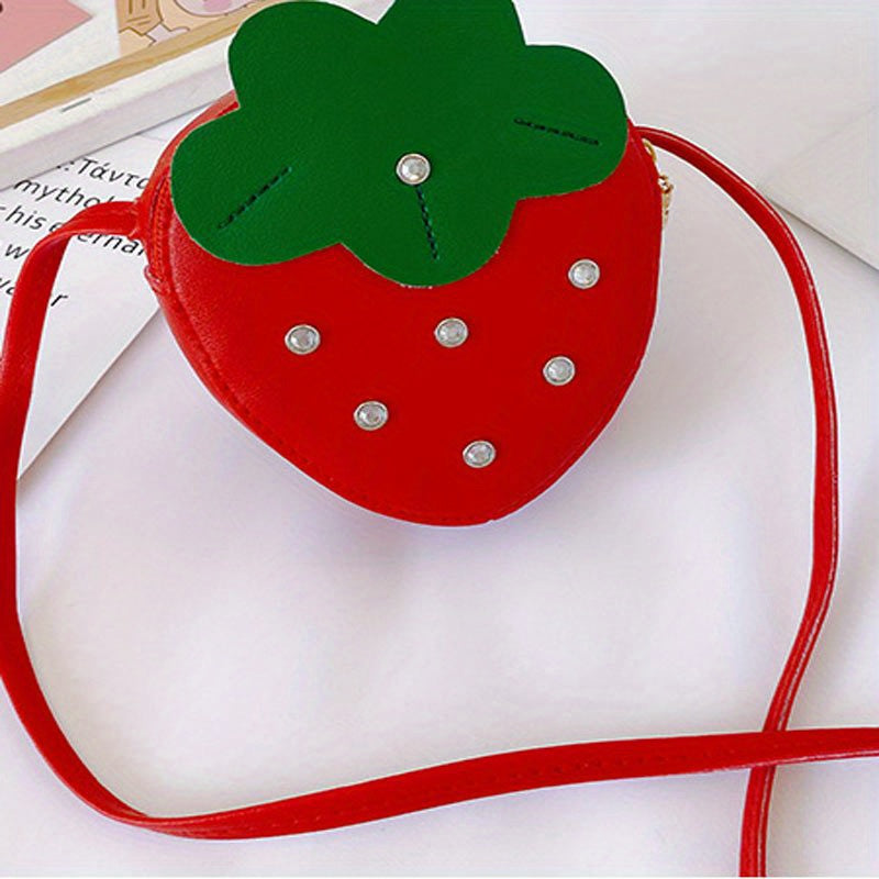 Cute Strawberry Crossbody Bag for Girls