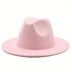 British Style Fedora Cap Unisex Trilby Hat Vintage Jazz Hats For Women & Men