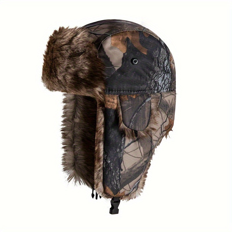 Winter Camouflage Trooper Cap Windproof Coldproof Cycling Hat