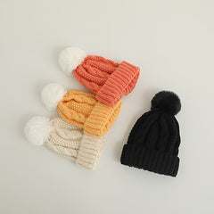 Plain Woolen Hat for Baby Boys and Girls
