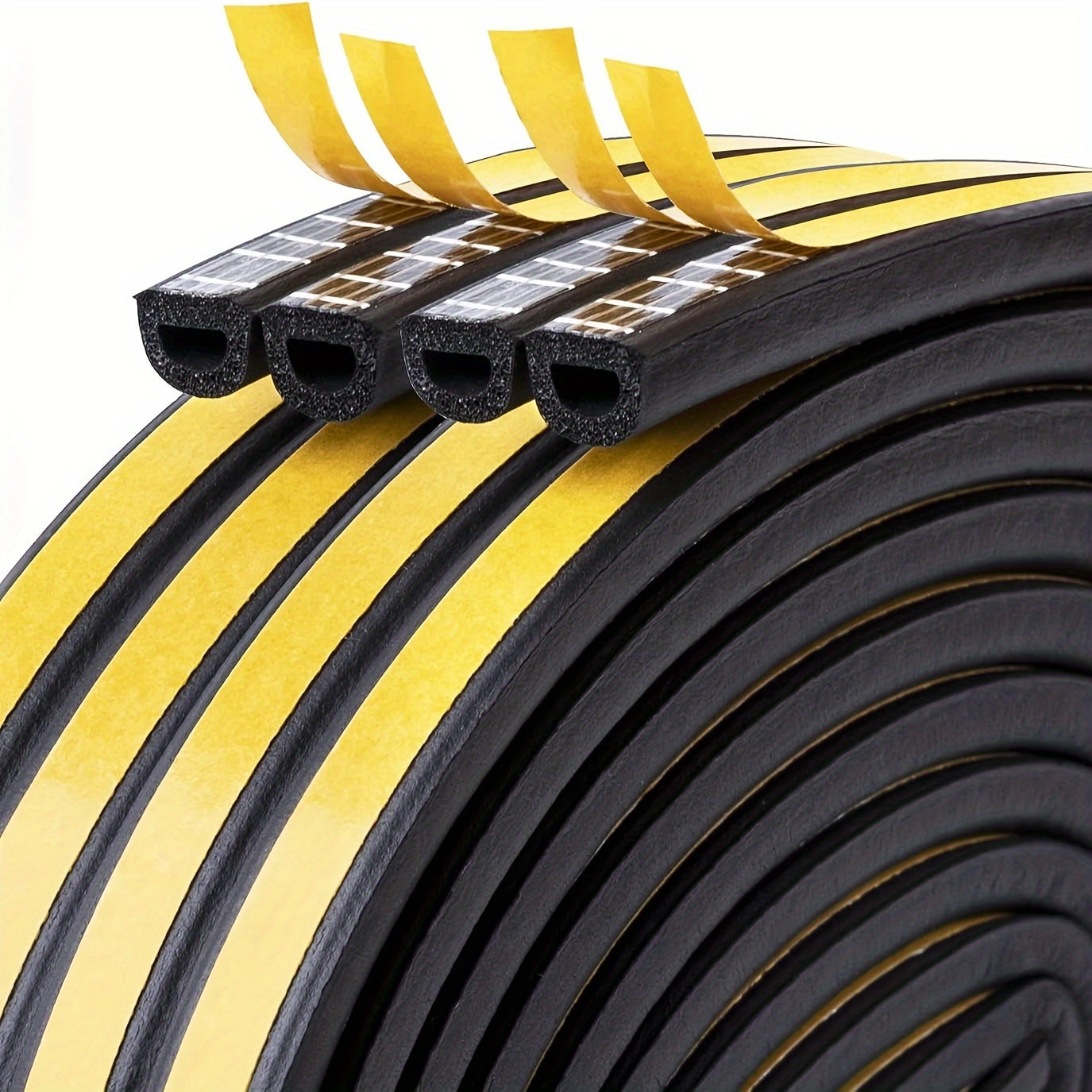 Indoor Weather Stripping Self Adhesive Foam Seal 7.20" x 6.25"