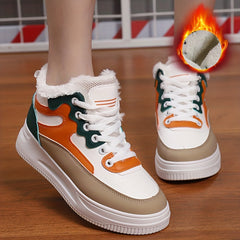Women's High Top Platform Sneakers Winter Casual