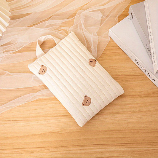 Quilted Cotton Mommy Diaper Tote Bag