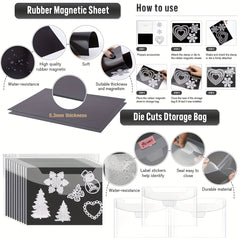 Stamp And Die Storage Bag Magnetic Sheets Organizer Scrapbooking Card Making