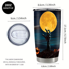 Halloween Printed Stainless Steel Water Cup 20oz