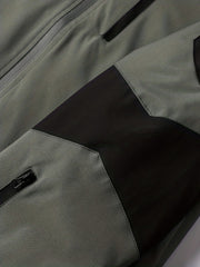 Men's Waterproof Hooded Windbreaker Jacket Zip Up Coat