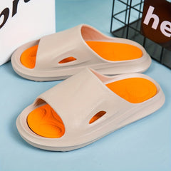 Men's Massage Slides Non Slip Slippers for Indoor Outdoor
