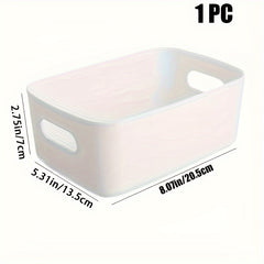 Portable Bathroom Desktop Organizer Plastic Storage Basket