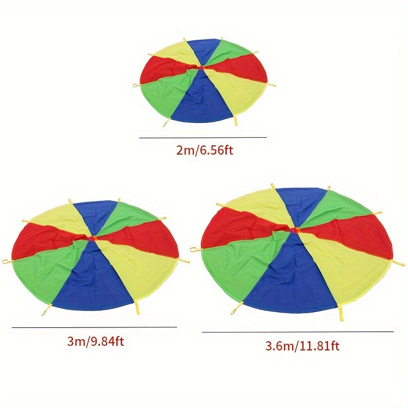 Colorful Hand thrown Parachute 78in 118in 141in