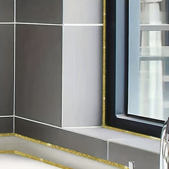 Peel And Stick Flexible Wall Trim - Self Adhesive Caulk Tape