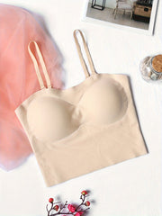 Comfy Wireless Ribbed Bra Stretch Intimates Lingerie