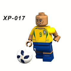 8 Football Stars Minifigures Brick Blocks for Kids