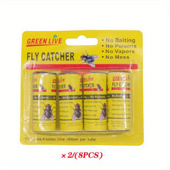 Fly Catcher Trap Sticky Fly Paper Ribbon Pest Control