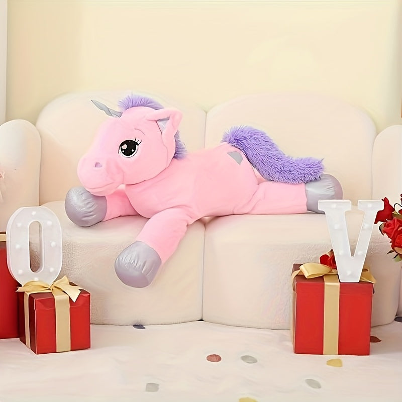 Giant Cartoon Unicorn Plush Toy for Kids Birthday Gift