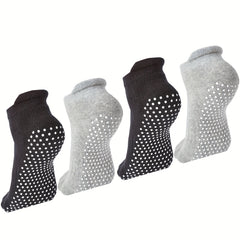 Non Slip Silicone Padded Grip Socks Yoga Workout Fitness Sport Socks
