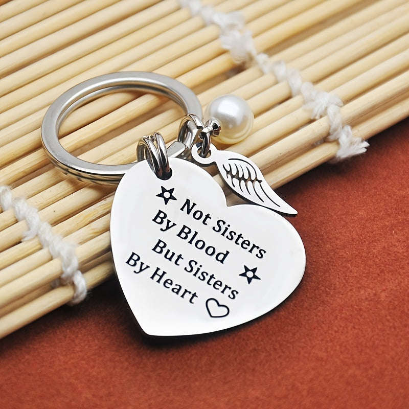 Love Heart Stainless Steel Keychain