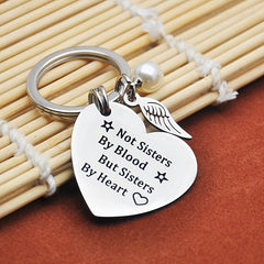 Love Heart Stainless Steel Keychain