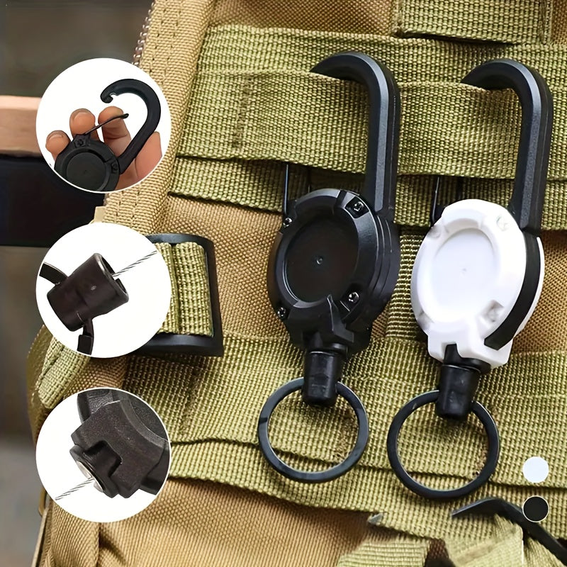 Retractable Key Ring Multifunctional Key Chain Buckle Telescopic