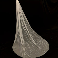 JOANSHRINE Bridal Veil with Comb Soft Sheer Polyester Vintage Wedding Veil