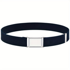 Girls Stretch Waist Belt for Jeans Pants Dress, Adjustable Elastic Waistband