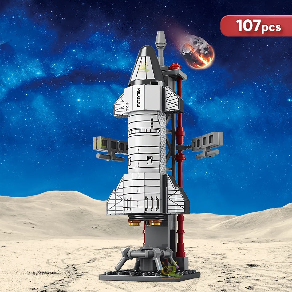 Space Station Assembly Toys Aviation Model Building Blocks