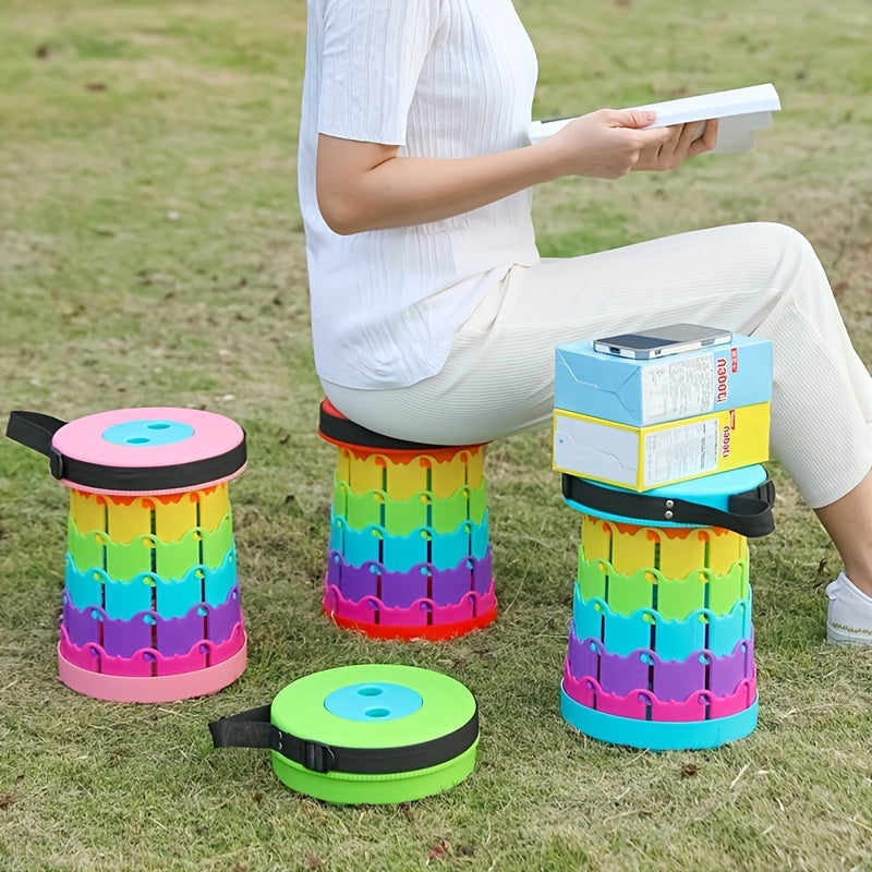 Telescopic Stool Portable Folding for Camping Picnic