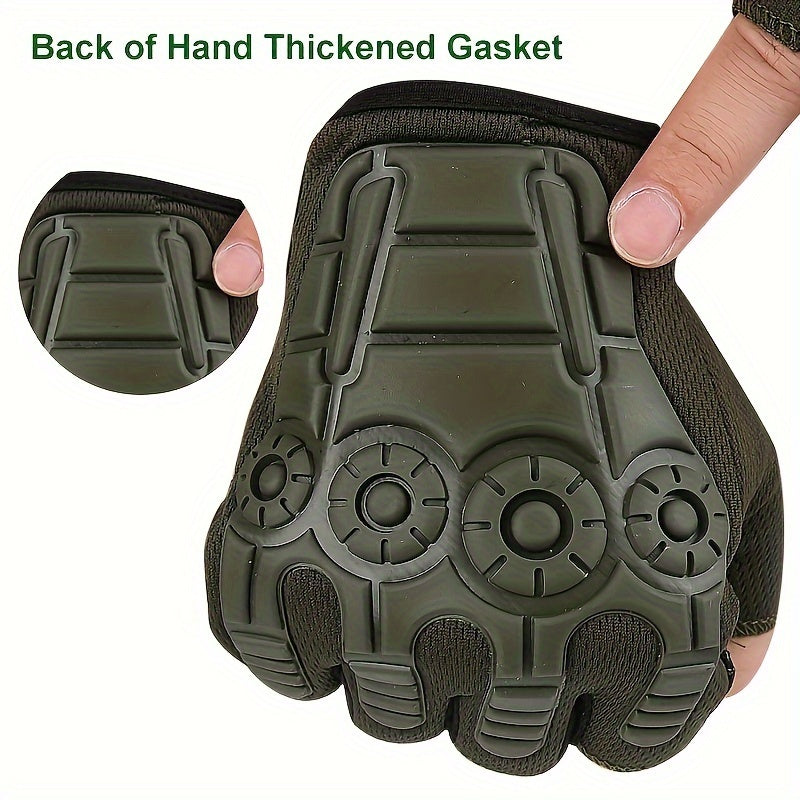 Fitness Gloves Anti-slip Outdoor Riding Half Finger Gloves