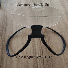 2.5X Main Mirror 10X Attached Mirror Magnifying Glass Necklace