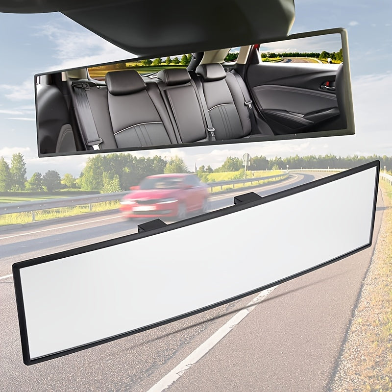 12 inch Panoramic Convex Rearview Mirror Reduce Blind Spot Car SUV Truck