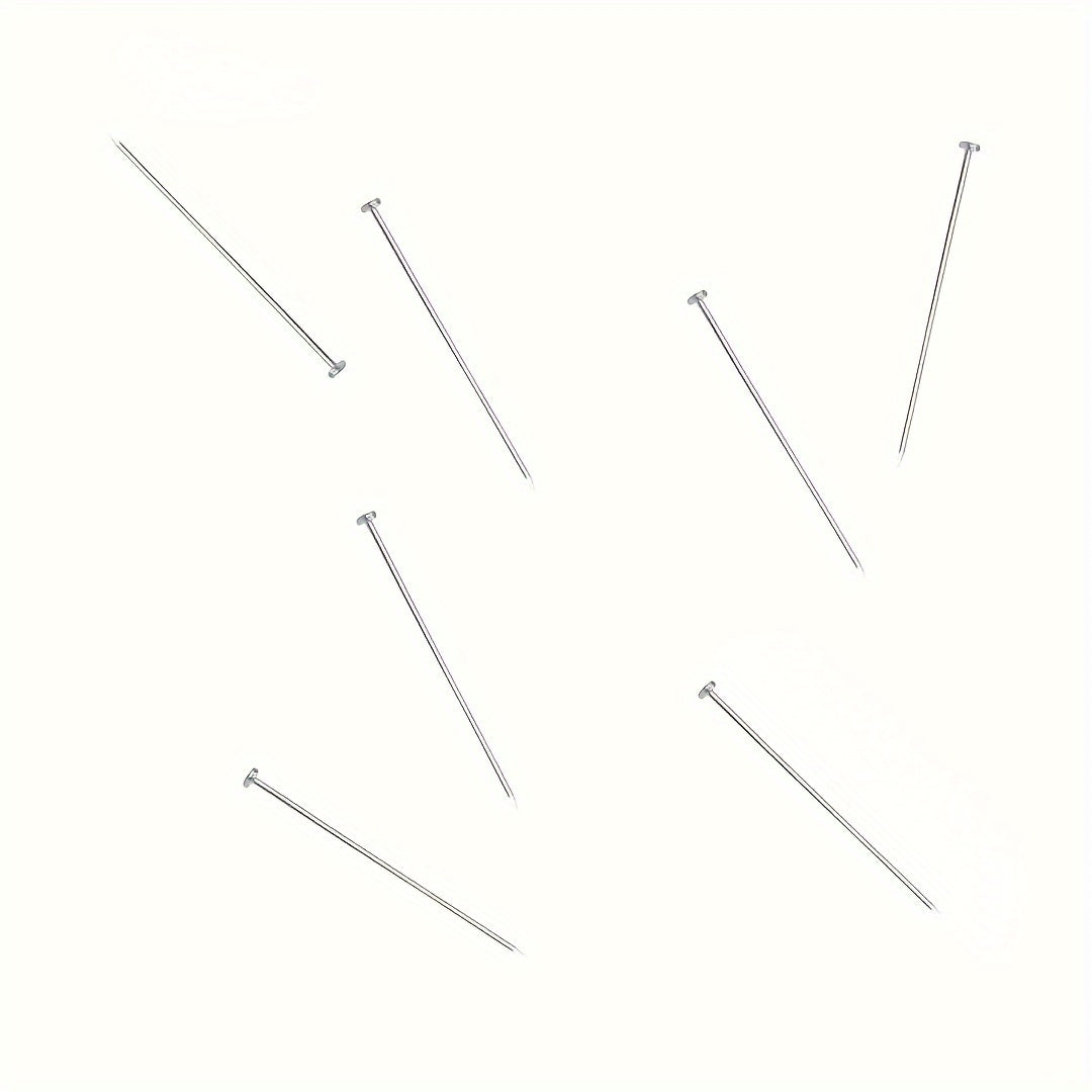 1000pcs Stainless Steel Straight Needle for Jewelry Sewing Crafts