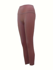Seamless High Waist Fitness Cropped Pants Running Yoga Leggings
