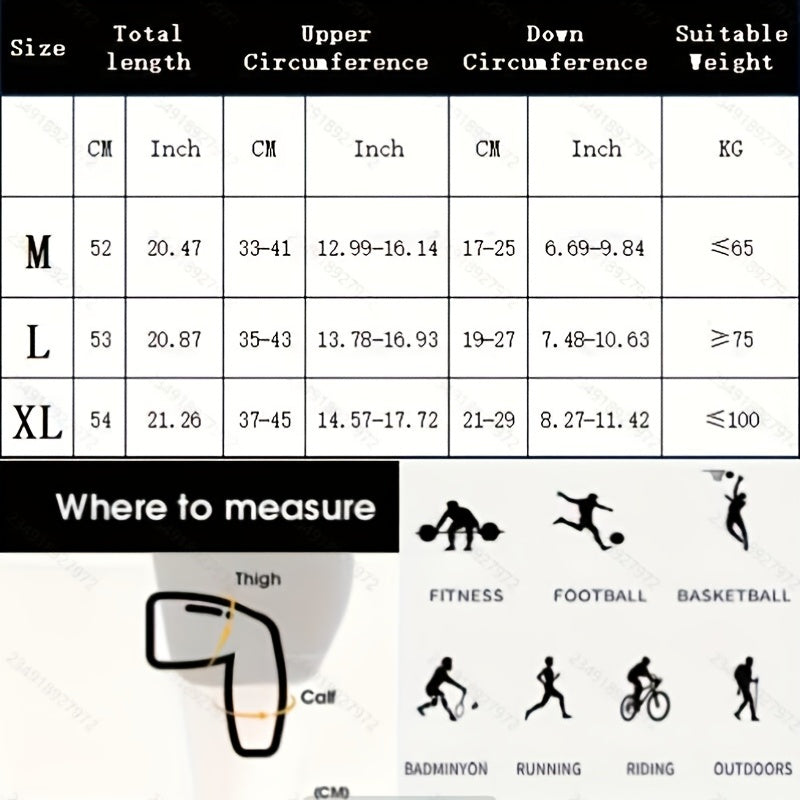 Compression Leg Sleeves Breathable Elastic Sports Knee And Leg Protection