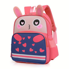 Children's Cartoon School Bag Spine Protection Backpack for Ages 3-6
