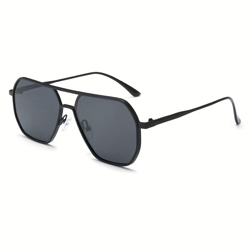 Men's Metal Frame Polarized Sunglasses UV Protection