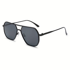 Men's Metal Frame Polarized Sunglasses UV Protection